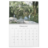 川および流れ2011年 カレンダー (2月 2027)