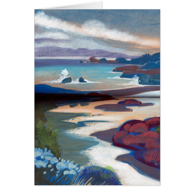 川および海岸カード (正面)