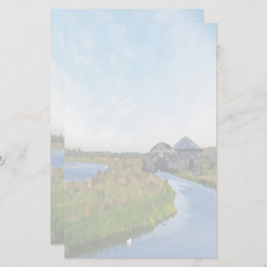 川が文房具を終了する紙 (正面/裏面)