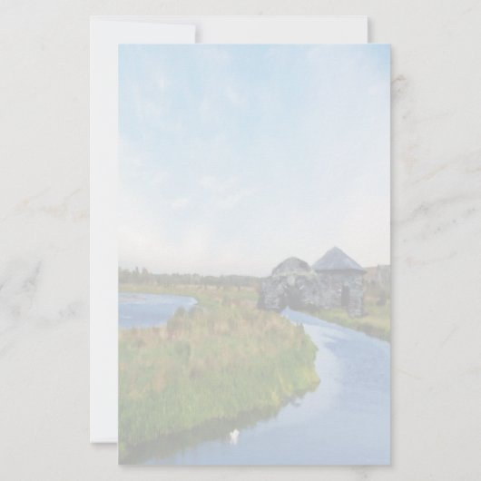 川が文房具を終了する紙 (裏面)