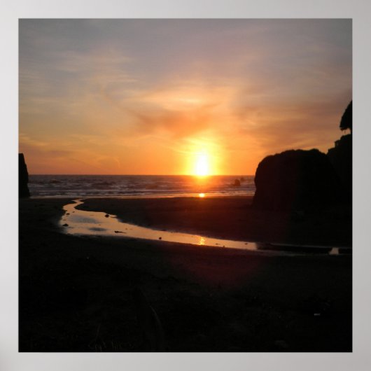 川が海に出会う場所… ポスター (正面)