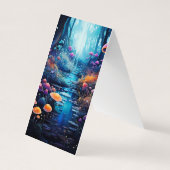 川きのこ折りブックマークブックマーカー 名刺 (裏面)