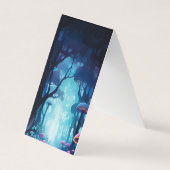 川きのこ折りブックマークブックマーカー 名刺 (正面)