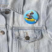 川でハチミアナグマ 缶バッジ (インサイチュ)