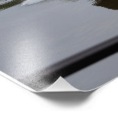 川で働くタグボート フォトプリント            (角)