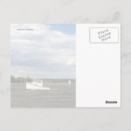 川で ポストカード (裏面)