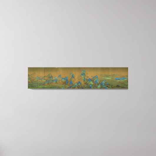 川と山の千里Wang Ximeng キャンバスプリント (正面)