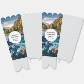 川と山の景勝地誕生日サンキュー フェイバーボックス (見開き)