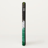 川と山飛んでいるの上にハゲのワシ Case-Mate iPhoneケース (裏面/左)