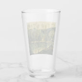 川と橋の風景：春朝 タンブラーグラス (裏面)