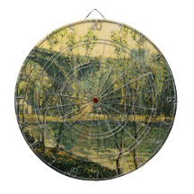 川と橋の風景：春朝