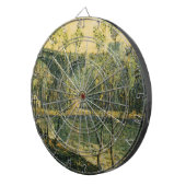 川と橋の風景：春朝 ダーツボード (正面右)