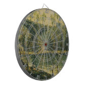 川と橋の風景：春朝 ダーツボード (正面左)