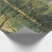 川と橋の風景：春朝 ラッピングペーパー (角)