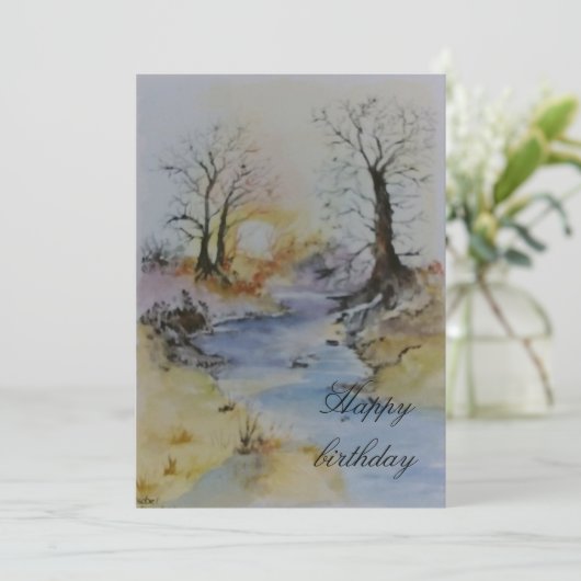 川と風景の水色の夕日 (スタンド正面)