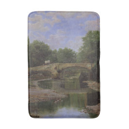 川にかかる橋（サンティアゴ・ルシニョル著） バスマット