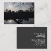 川にかかる歩橋 名刺 (正面/裏面)