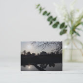 川にかかる歩橋 名刺 (スタンド正面)