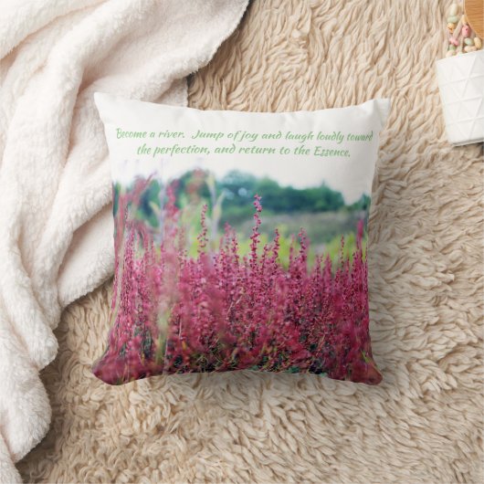 川になる クッション (ブランケット)