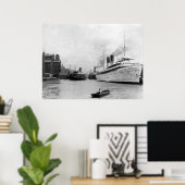 川に沿って、バッファロー、NY: 1905 ポスター (ホームオフィス)