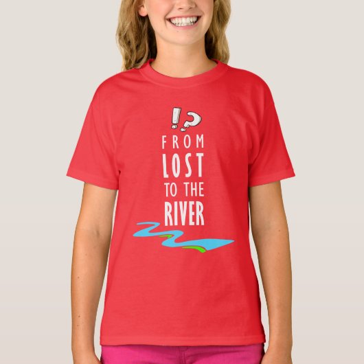 川に流された者に祈りを Tシャツ (正面)