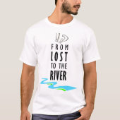 川に流され Tシャツ (正面)