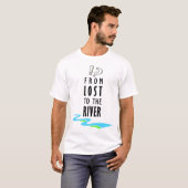 川に流され Tシャツ (正面フル)