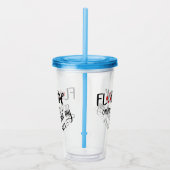 川に浮かぶ私の肝臓チューブを殺す アクリルタンブラー (右)