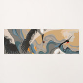 川に浮かぶ鶴 ヨガマット (裏面(横))