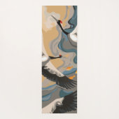 川に浮かぶ鶴 ヨガマット (裏面)