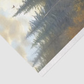 川に黒いクマのイラストレーション切り離し 薄葉紙 (詳細)