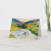 川のある風景 | Curt Herrmann カード (正面)