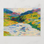 川のある風景 | Curt Herrmann ポストカード (正面)