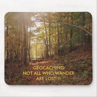 川のくねり2、GEOCACHINGNOTすべてのWHO WANDERARE L… マウスパッド