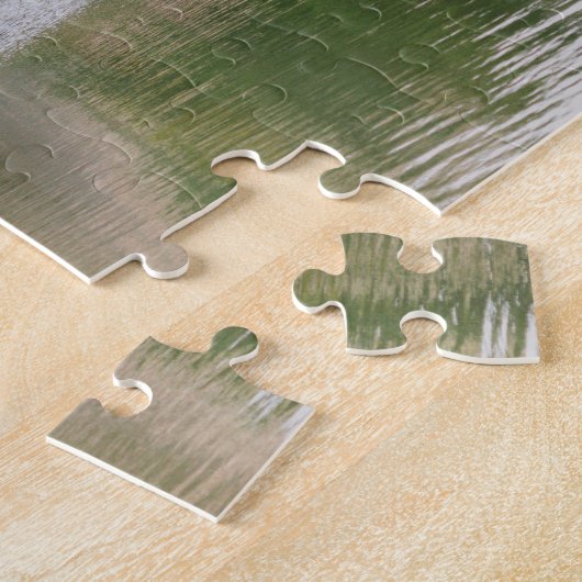 川のさくらんぼが咲日本のく ジグソーパズル (側面)