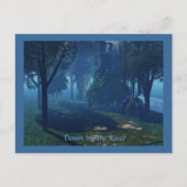 川のそばで ポストカード (正面)