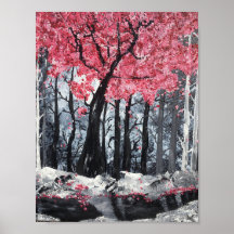 川のそばに咲く