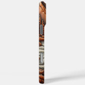 川のそばに立つレザールックベア Case-Mate iPhoneケース (裏面 / 右)