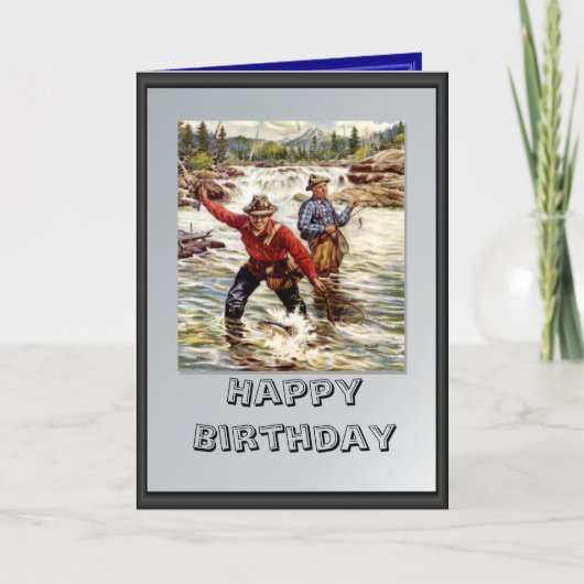 川のはえの魚釣り カード (正面)