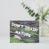 川のゴミは自然を捨てない ポストカード (スタンド正面)