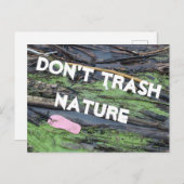 川のゴミは自然を捨てない ポストカード (正面/裏面)