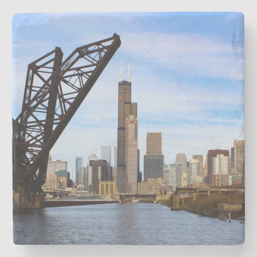 川のシカゴ ストーンコースター (正面)