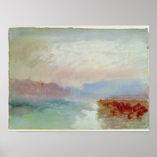 川のシーン， 1834 ポスター (正面)