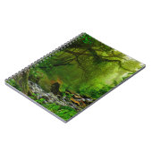 川のジャングル、森林、地面、川とネパールジャングル ノートブック (左側)