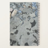 川のスパイラルノートの岩 ノートブック (裏面)