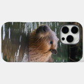 "川のセレニティ：流れの中で泳ぐキャピバラス" Case-Mate iPhoneケース (裏面 (横))