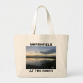 川のトートバックのMARSHFIELD ラージトートバッグ (正面)