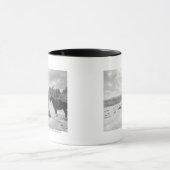 川のフランシスPhelps Beldenのはえの魚釣り マグカップ (中央)