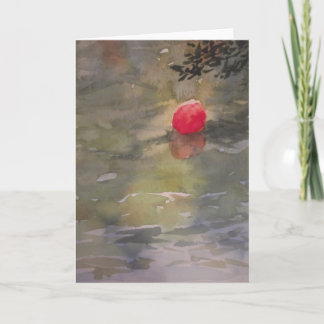 川のブイ カード