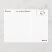 川のポアンティリシムカヤックシーン ポストカード (裏面)